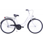 Mestský retro bicykel 28" Universal biela